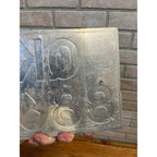 Vintage 1960s Great Britain England Square QK Foreign License Plate Hills