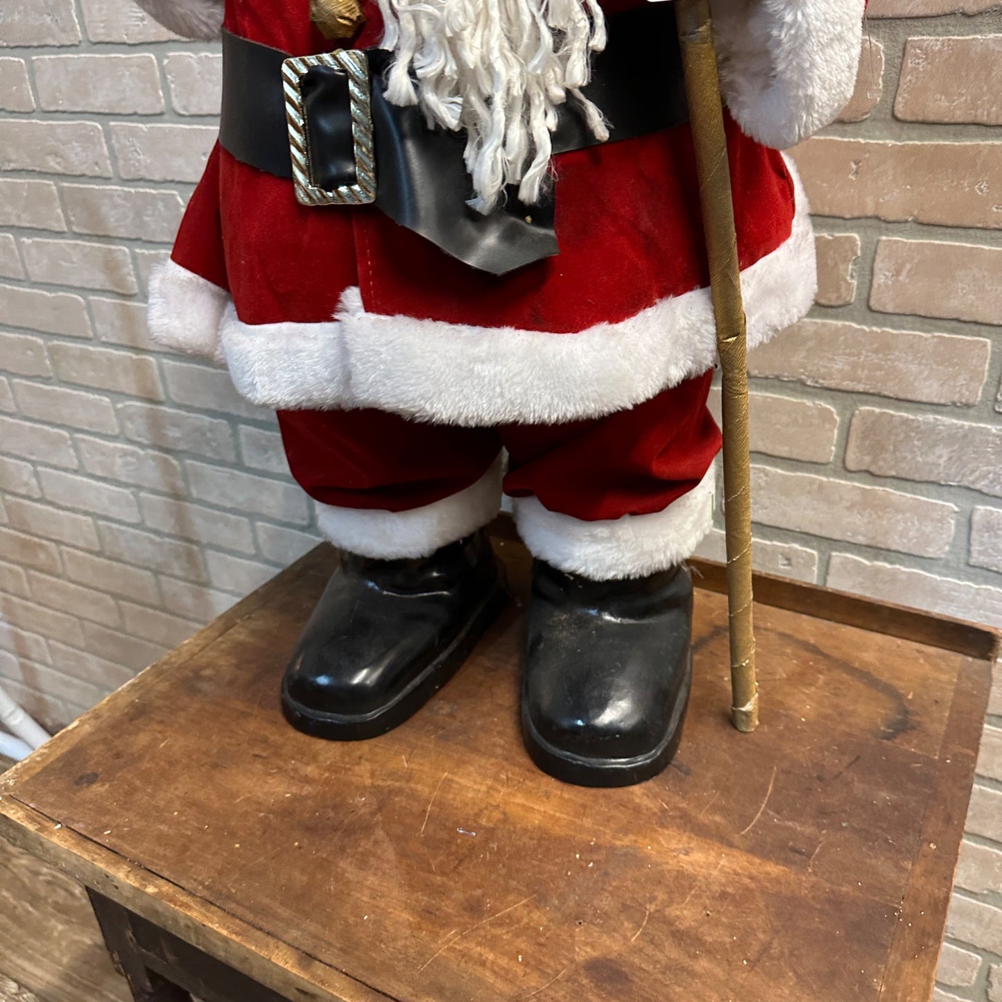 Vintage Large Santa Christmas Statue Figure