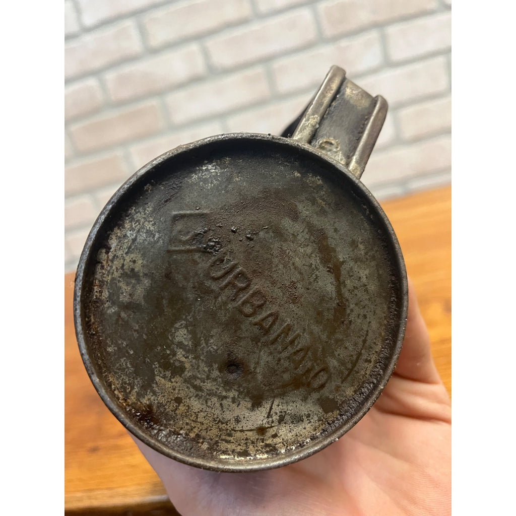 Antique 12.5" Urbana O Railroad Oil Can Long Spout Steam Locomotive Oiler