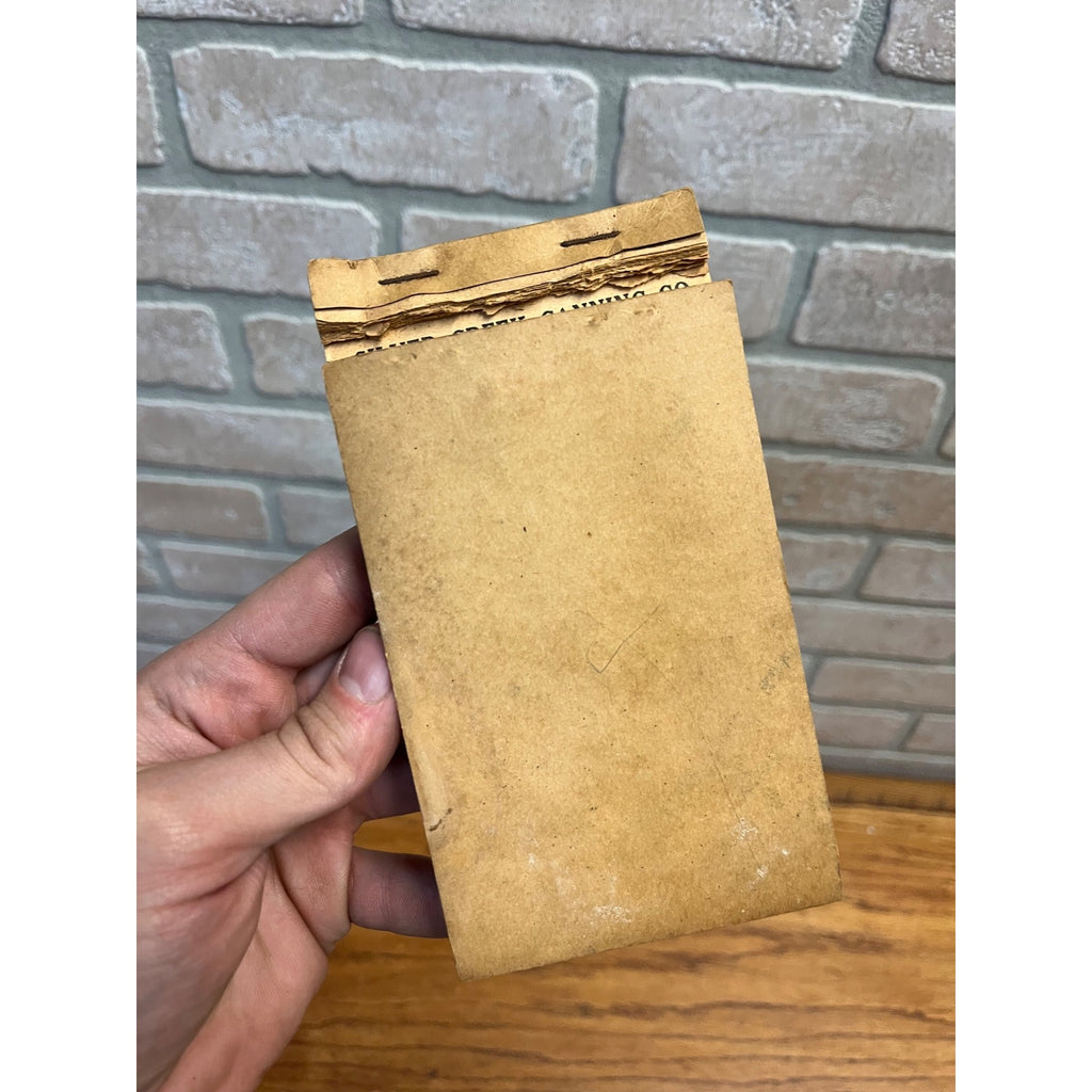 Vintage 1940s Silver Creek Canning Co Ripon Wisconsin Memo Pad Notebook Receipt