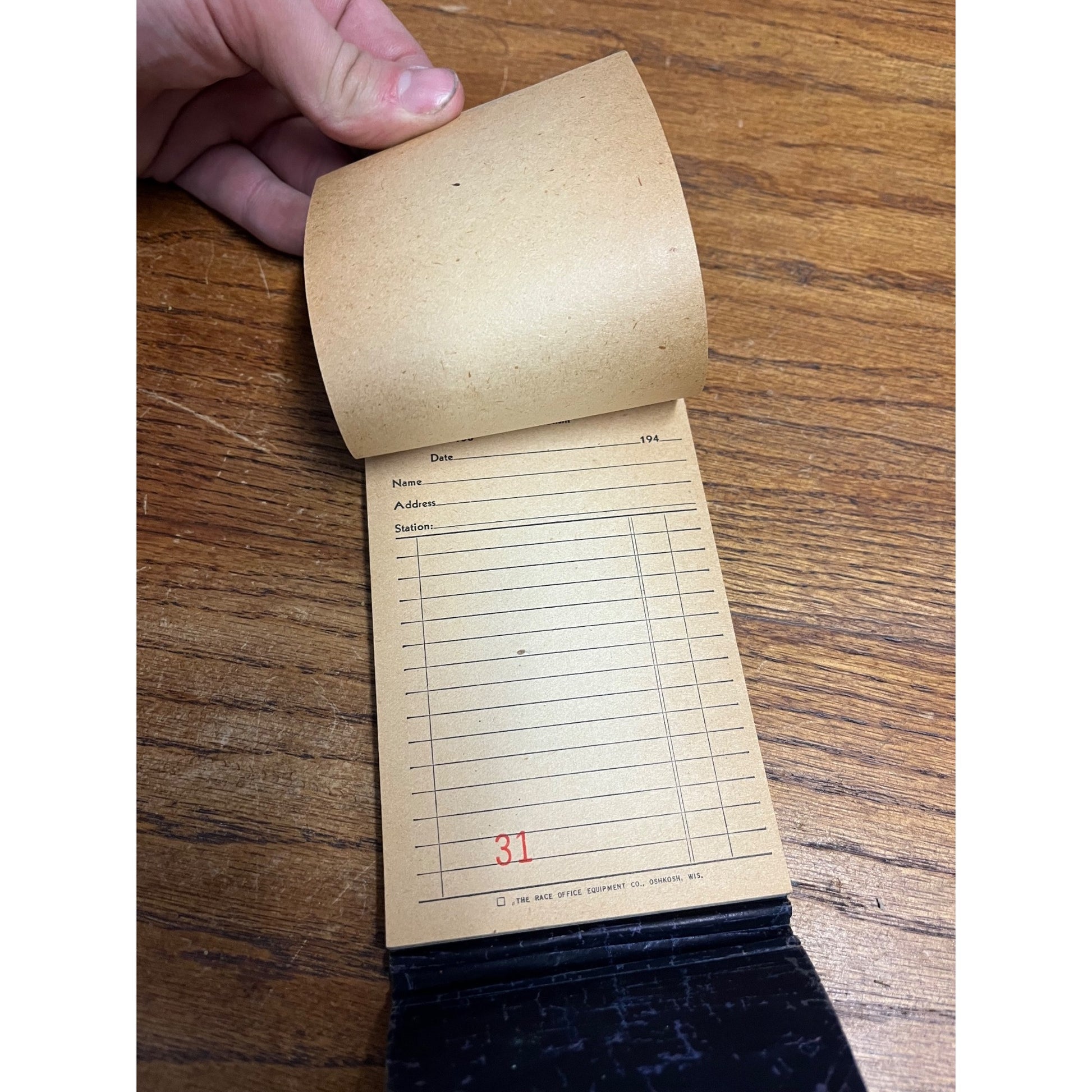 Vintage 1940s Silver Creek Canning Co Ripon Wisconsin Memo Pad Notebook Receipt