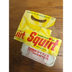 Squirt Soda Sweetart Cardboard Carrier Six Pack Carton Bottle 6-Pack Case Vintage