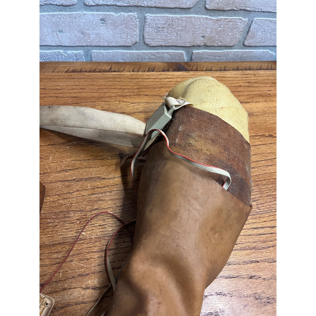 Vintage Prosthetic Arm Left Hand Mechanical Rubber Covered Medical Oddity AS-IS