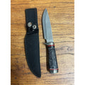 Frost Cutlery 9" Fixed Blade Hunting Knife-Stag Handle With Sheath