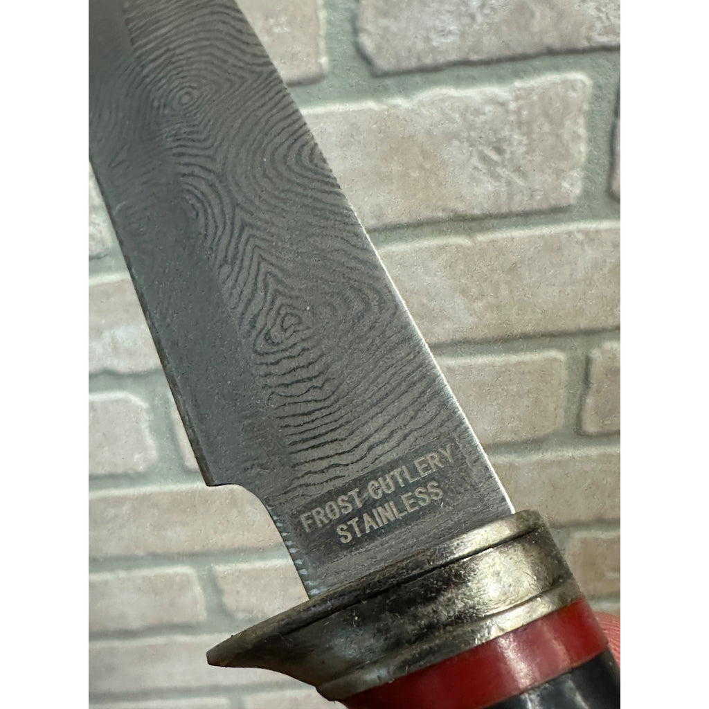 Frost Cutlery 9" Fixed Blade Hunting Knife-Stag Handle With Sheath