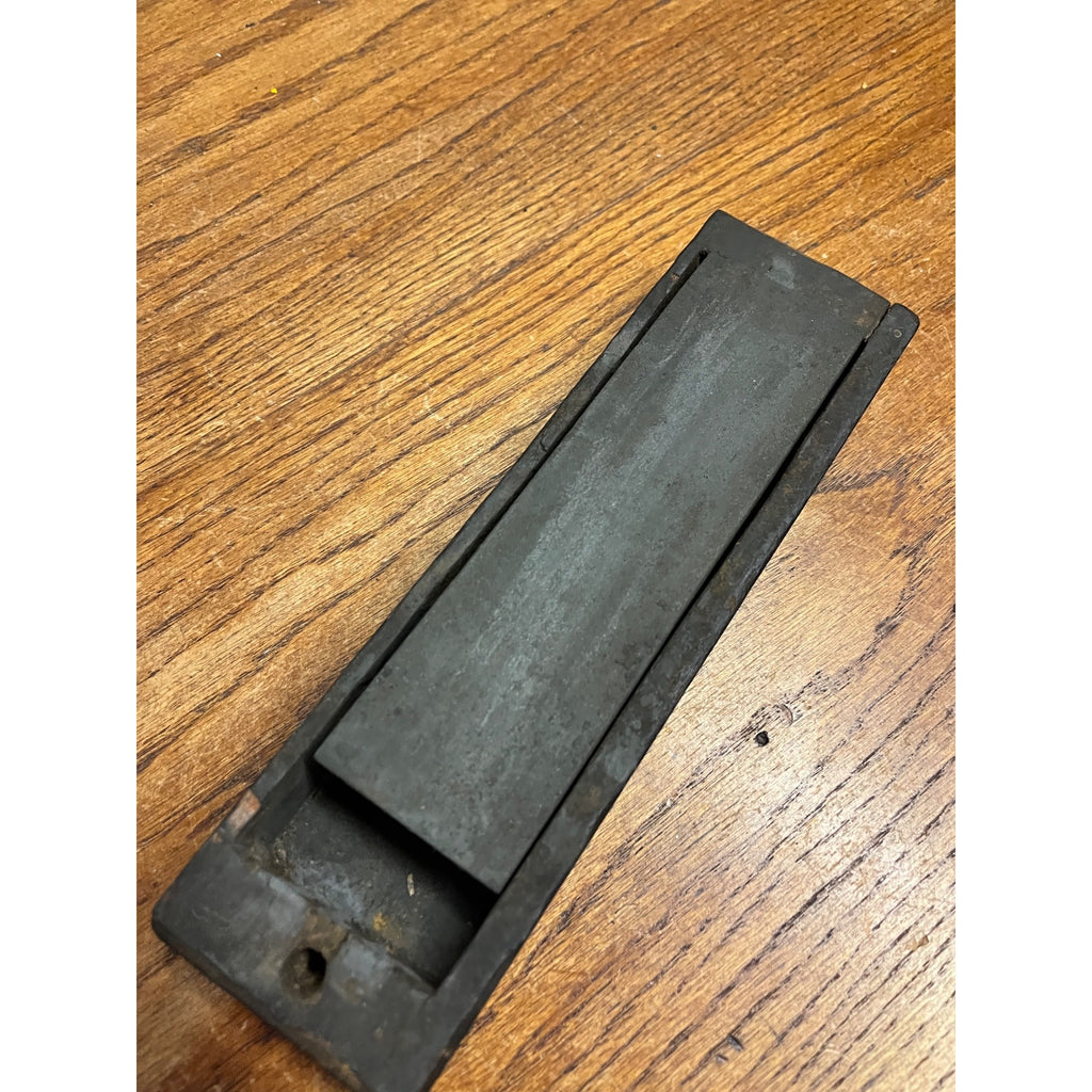 Antique Oilstone Sharpening Stone Wood Box Case Tool Primitive Hone Carpenter
