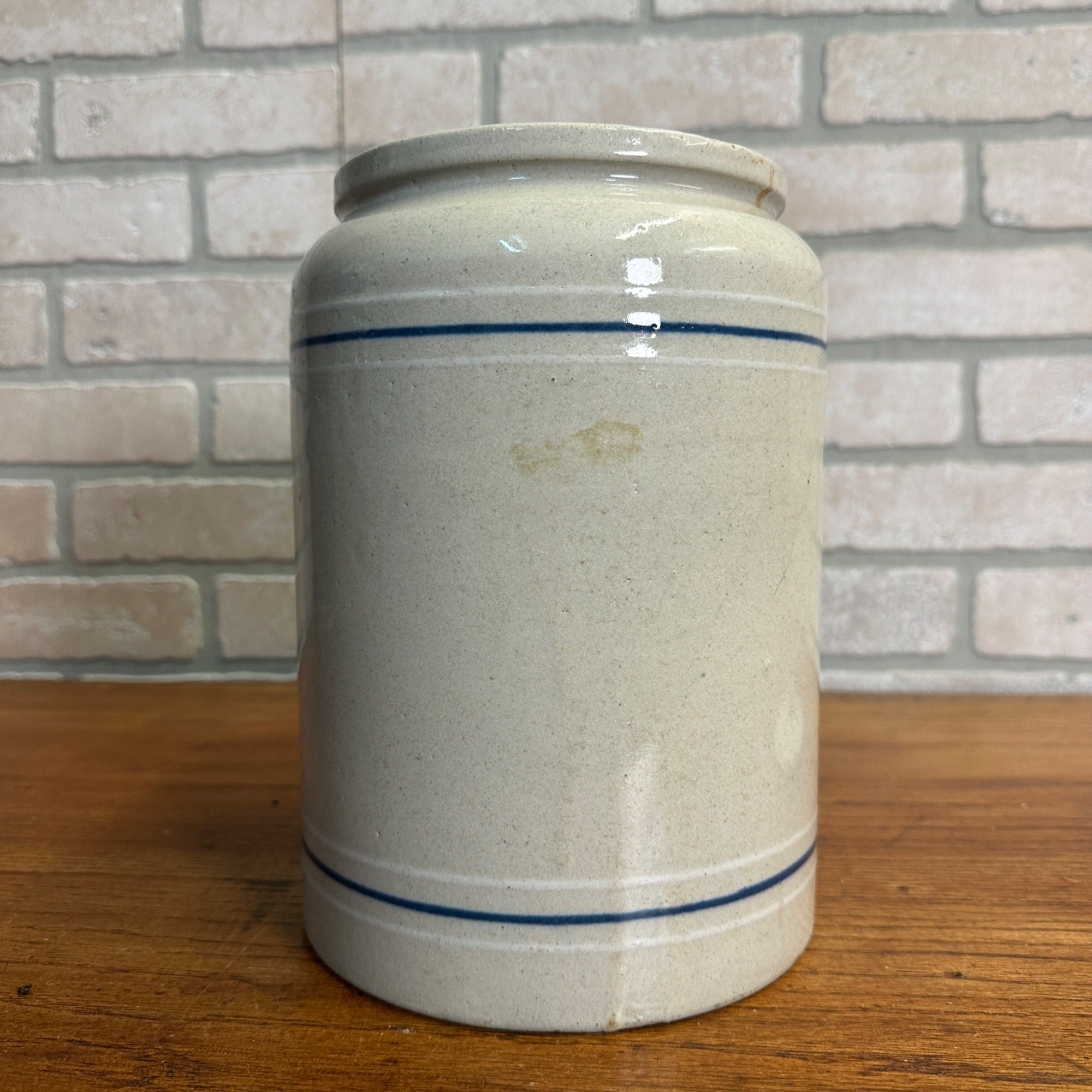 Original Keller's Inks & Glue Advertising Stoneware Jar Antique Detroit Michigan