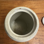 Original Keller's Inks & Glue Advertising Stoneware Jar Antique Detroit Michigan