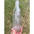 Vintage 1930s Graf's Beaverages Embossed Art Deco Soda Bottle Milwaukee Wis WI