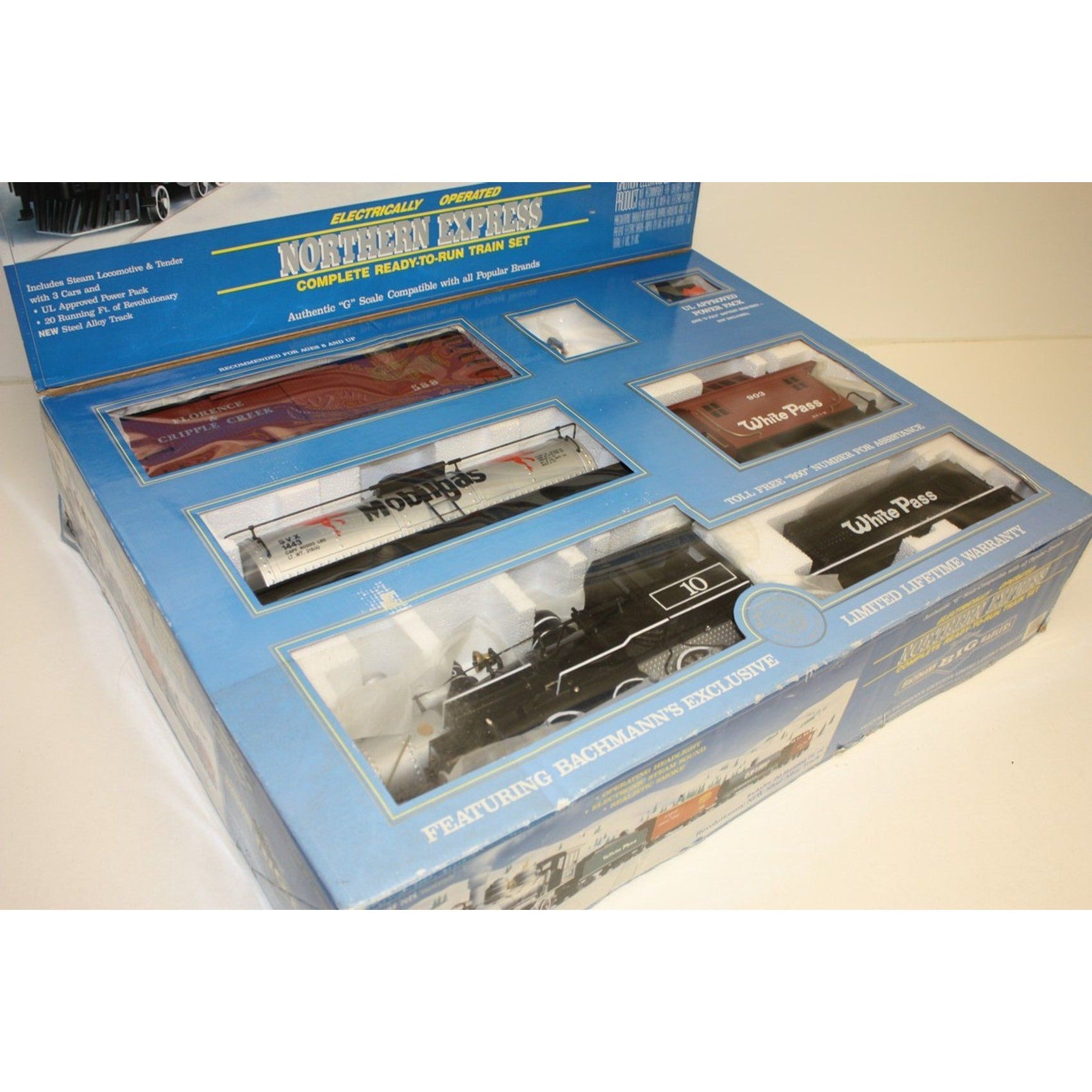 Vintage Bachmann Big Haulers “Northern Express” G-Scale Train New in Box 90095