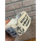 Schade & Buysing Advertsing Liquor Ashtray Dutch Germany Gin Anchor Brandy Cognac