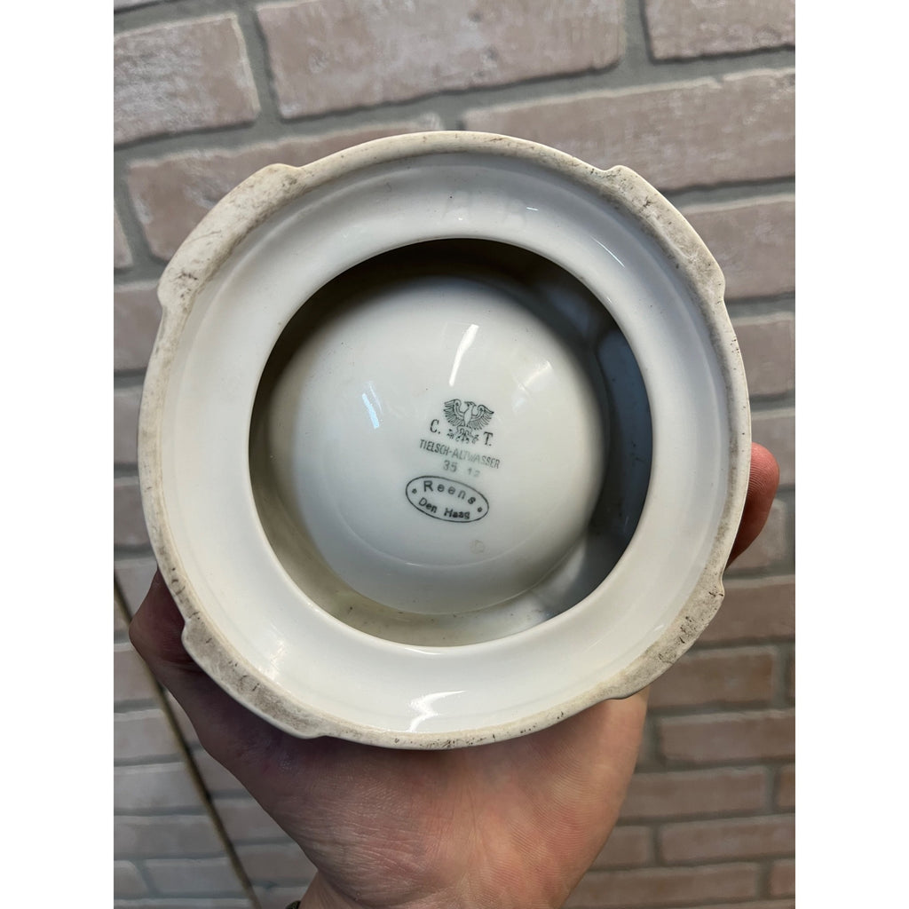 Schade & Buysing Advertsing Liquor Ashtray Dutch Germany Gin Anchor Brandy Cognac