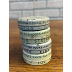 Vintage Fishing Hooks Tin Cans Pflueger Dolphin Walker Advertising Lot (4)