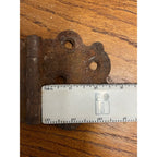 Antique Vintage Pair Archetcutural Slavage Steel Hinges Barn Door Industrial 8x4