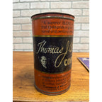Vintage 1920s Thomas J. Webb Coffee Advertising Tin & Cardboard Sign Chicago