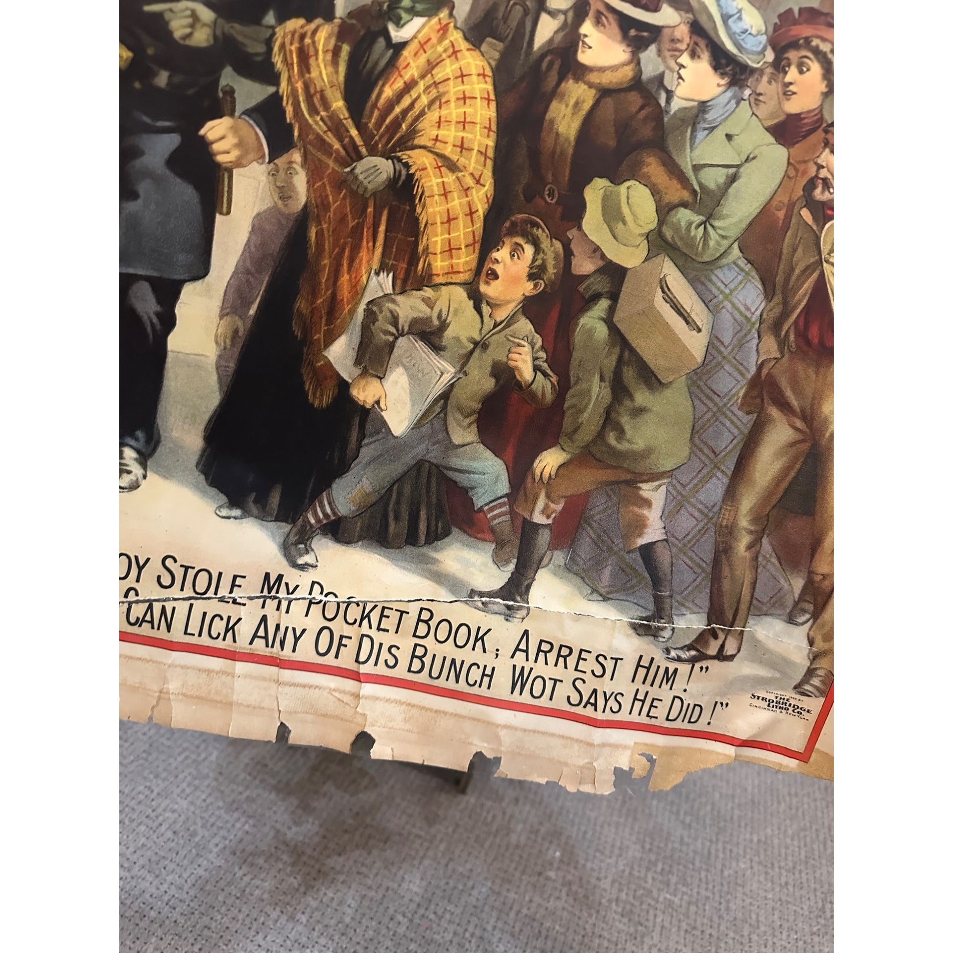 RARE Original Vintage 1900s Only a Shop Girl Movie Broadway Film Theatre Posters
