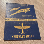 1940s Buckley field air corps technical school Advertising Matchbook