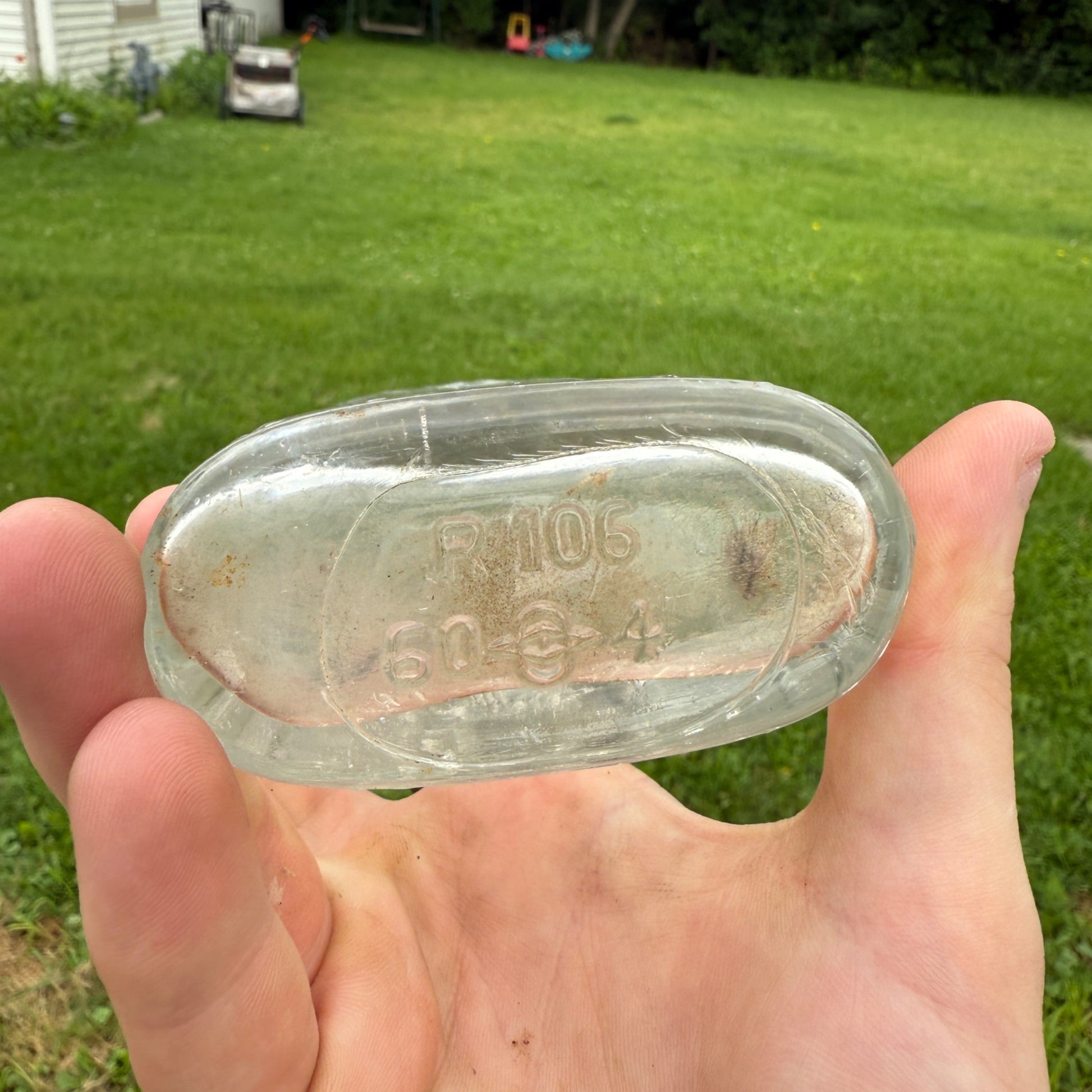 Vintage Samuel Kunin & Sons Whiskey Liquor Glass Bottle Half Pint Chicago Embossed
