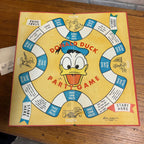 Vintage 1938 Parker Brothers Walt Disney's Donald Duck's Party Game - No Box