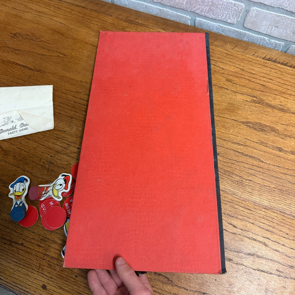Vintage 1938 Parker Brothers Walt Disney's Donald Duck's Party Game - No Box