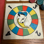 Vintage 1938 Parker Brothers Walt Disney's Donald Duck's Party Game - No Box
