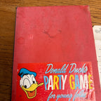 Vintage 1938 Parker Brothers Walt Disney's Donald Duck's Party Game - No Box