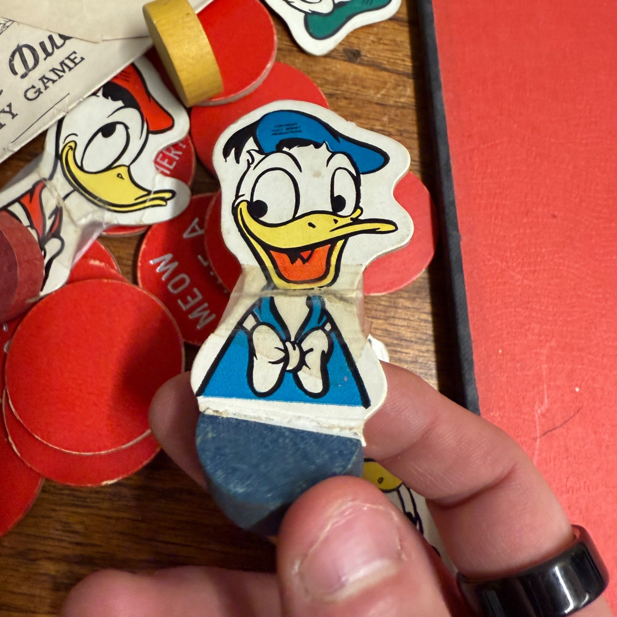 Vintage 1938 Parker Brothers Walt Disney's Donald Duck's Party Game - No Box