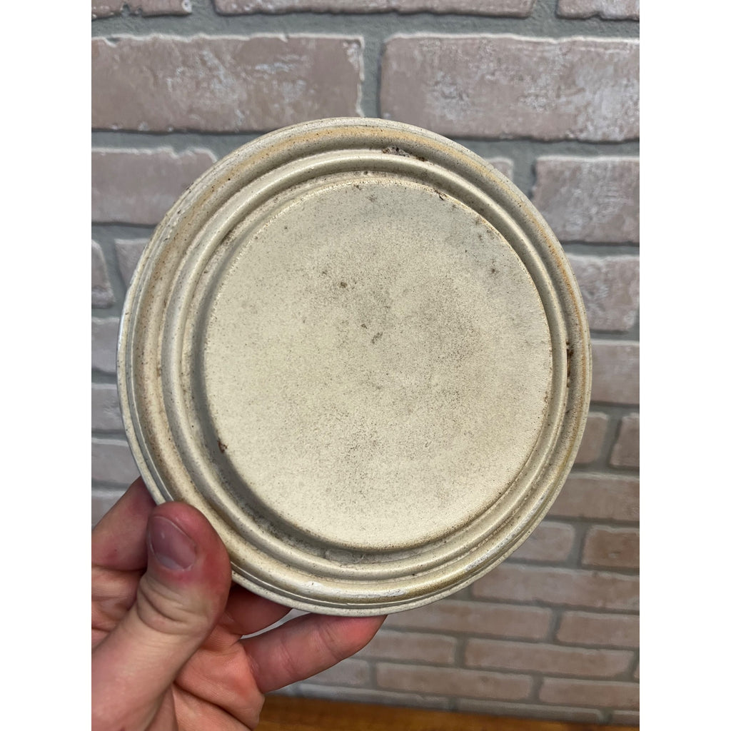 Western Stoneware Canning Jar Lid Weir Seal No 5 Wire Lock 6"