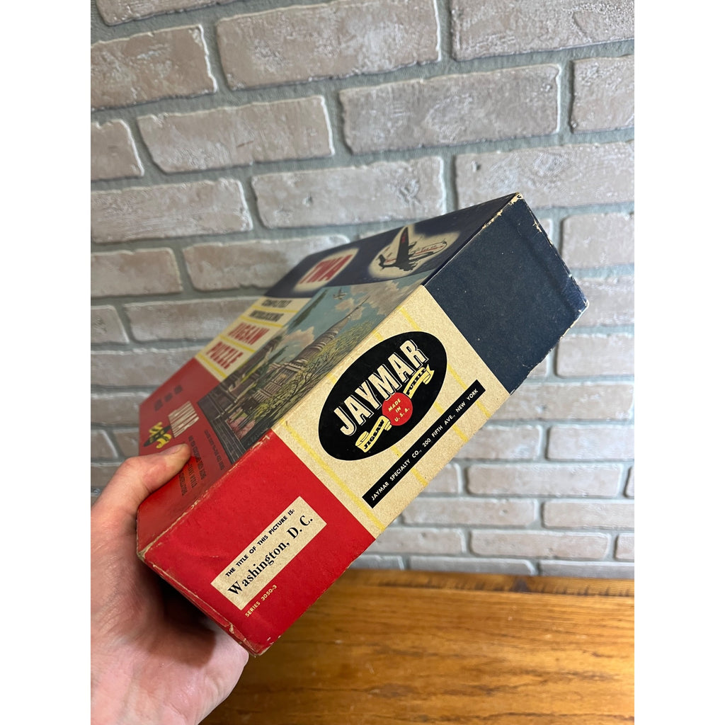 Vintage 1950s TWA Airlines Washington DC Jaymar Jigsaw Puzzle 1000+ Pieces