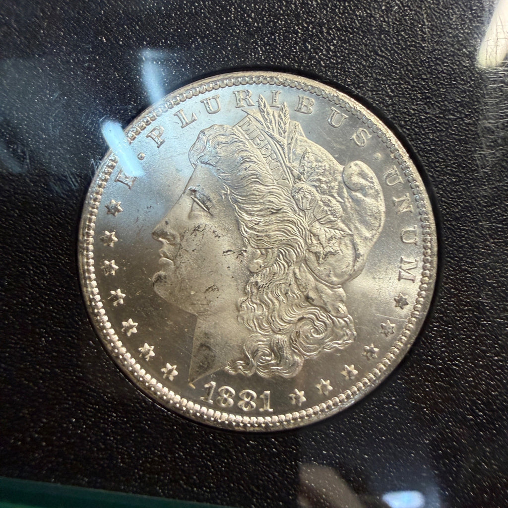 1881-CC Morgan NGC MS65 CAC Approved Grn Grade GSA Carson City