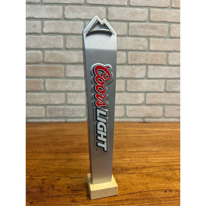 Vintage Coors Light 12" Bar Tapper Tap Handle Pub Tavern Mountains