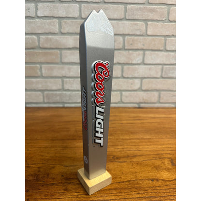 Vintage Coors Light 12" Bar Tapper Tap Handle Pub Tavern Mountains