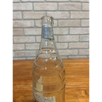 Vintage One Pint 12 Fluid Ounces Graf's Glass Premium White Soda Bottle Graf's Beverages Inc. Milwaukee, WI Paper Label