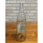Vintage One Pint 12 Fluid Ounces Graf's Glass Premium White Soda Bottle Graf's Beverages Inc. Milwaukee, WI Paper Label
