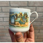 Vintage Mini Three Bears Victorian Cup Mug Nursery Rhyme Child's Cup Silverhair