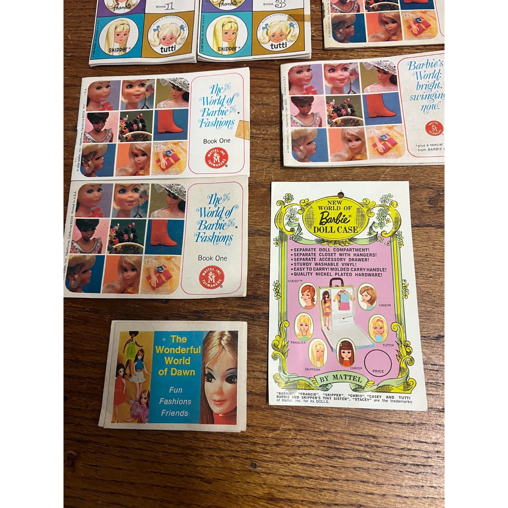 Vintage 1960s-70s The World of Barbie Doll Fashion Mini Booklets Lot