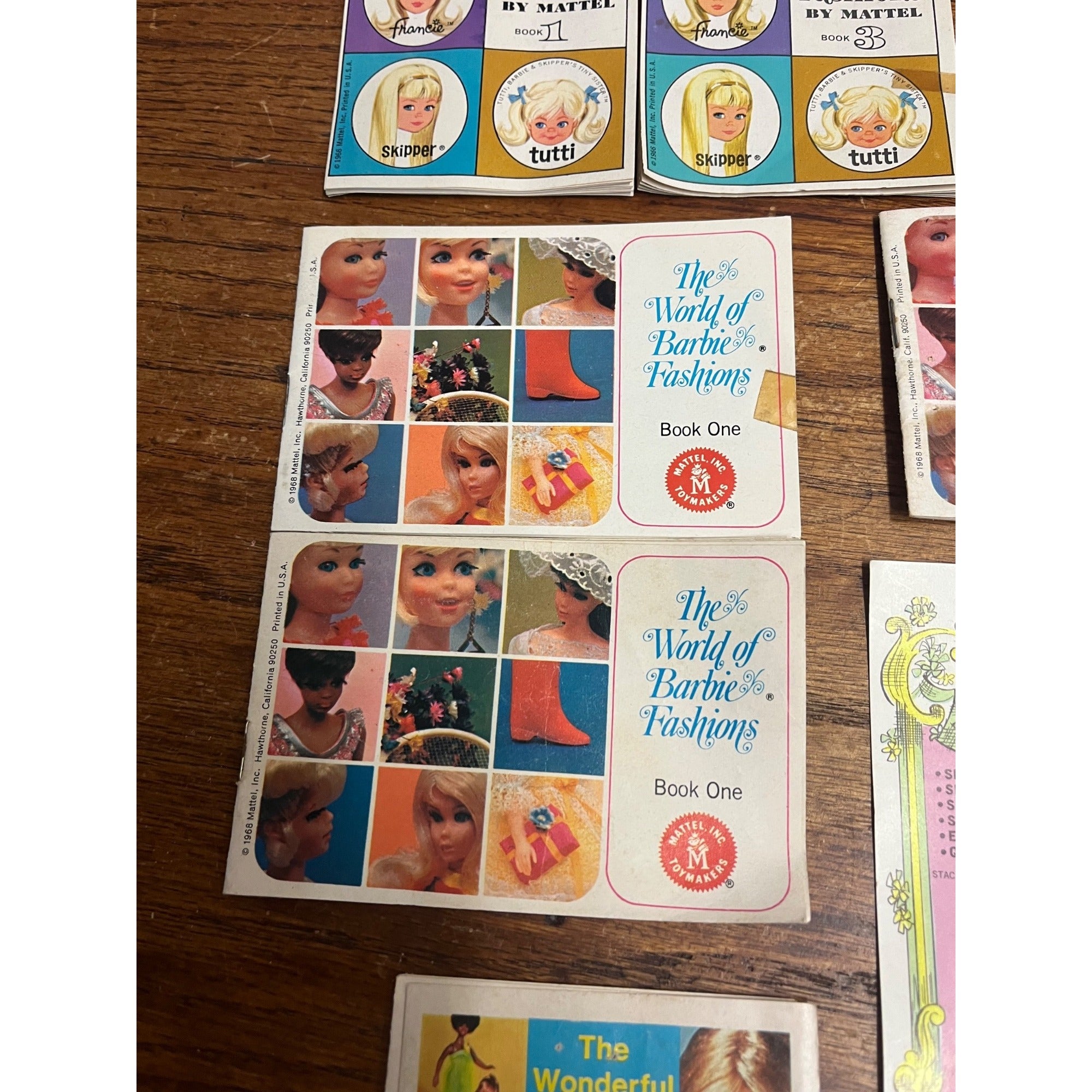 Vintage 1960s-70s The World of Barbie Doll Fashion Mini Booklets Lot