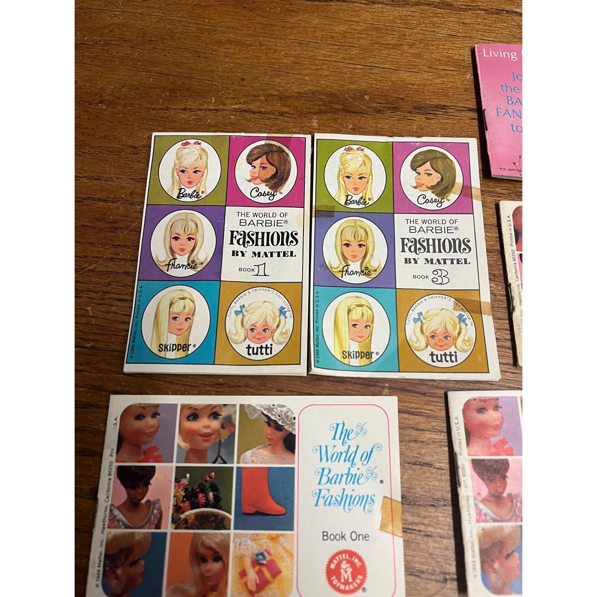 Vintage 1960s-70s The World of Barbie Doll Fashion Mini Booklets Lot