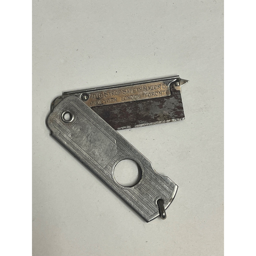 Vintage VALET Auto Strop Razor Blade Cigar Cutter Pocket Utility Knife~