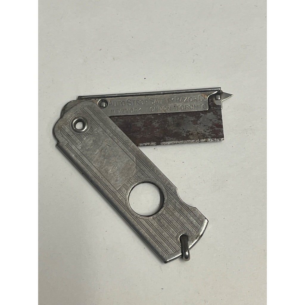 Vintage VALET Auto Strop Razor Blade Cigar Cutter Pocket Utility Knife~