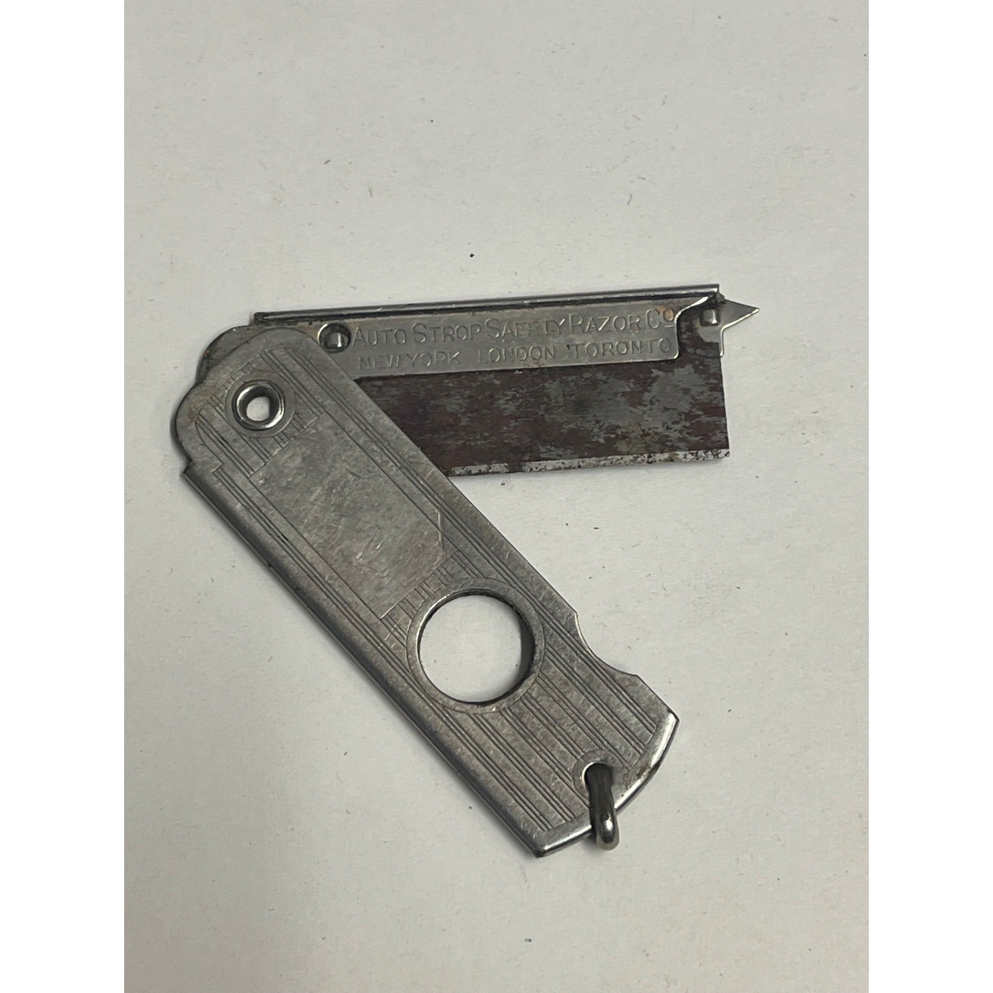 Vintage VALET Auto Strop Razor Blade Cigar Cutter Pocket Utility Knife~
