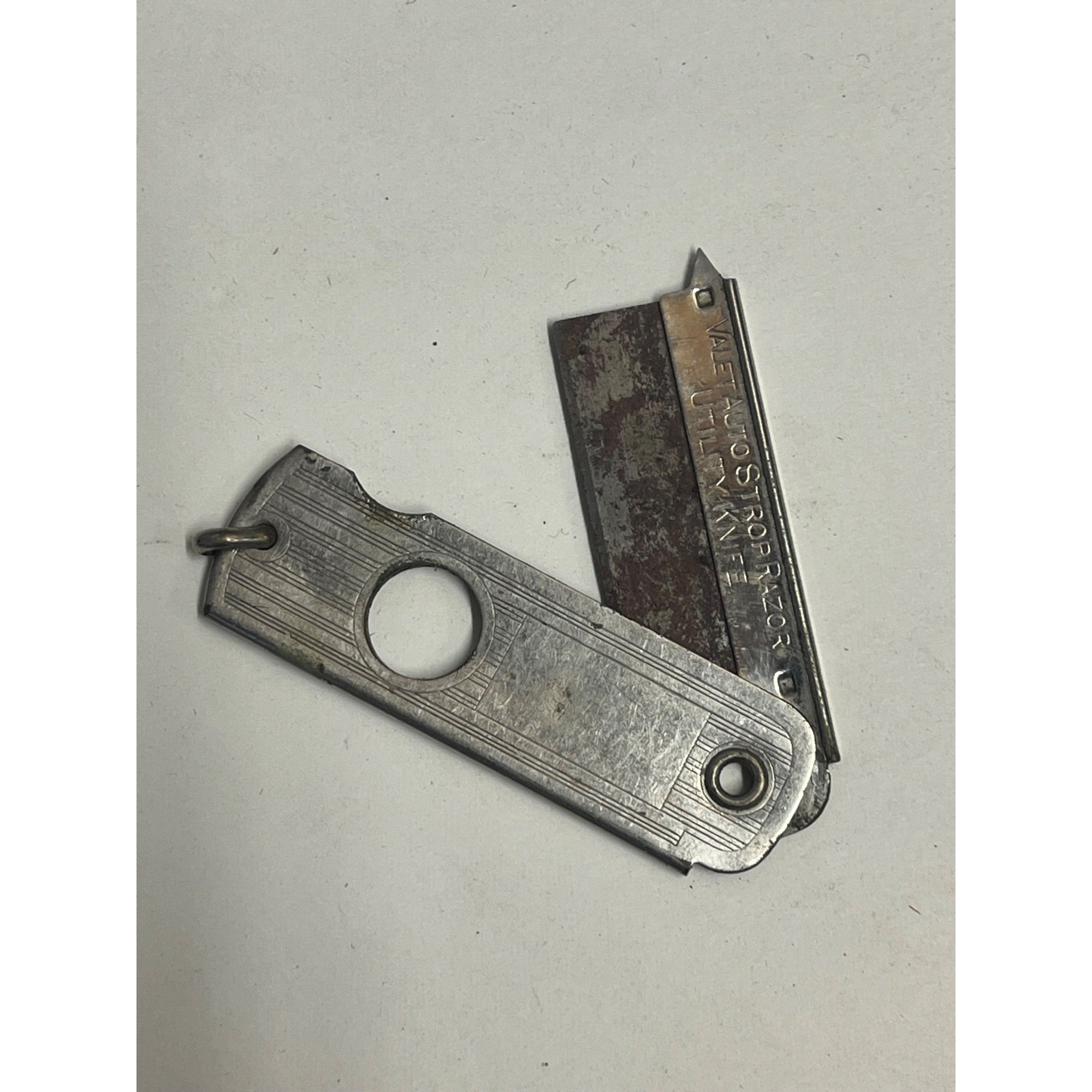 Vintage VALET Auto Strop Razor Blade Cigar Cutter Pocket Utility Knife~