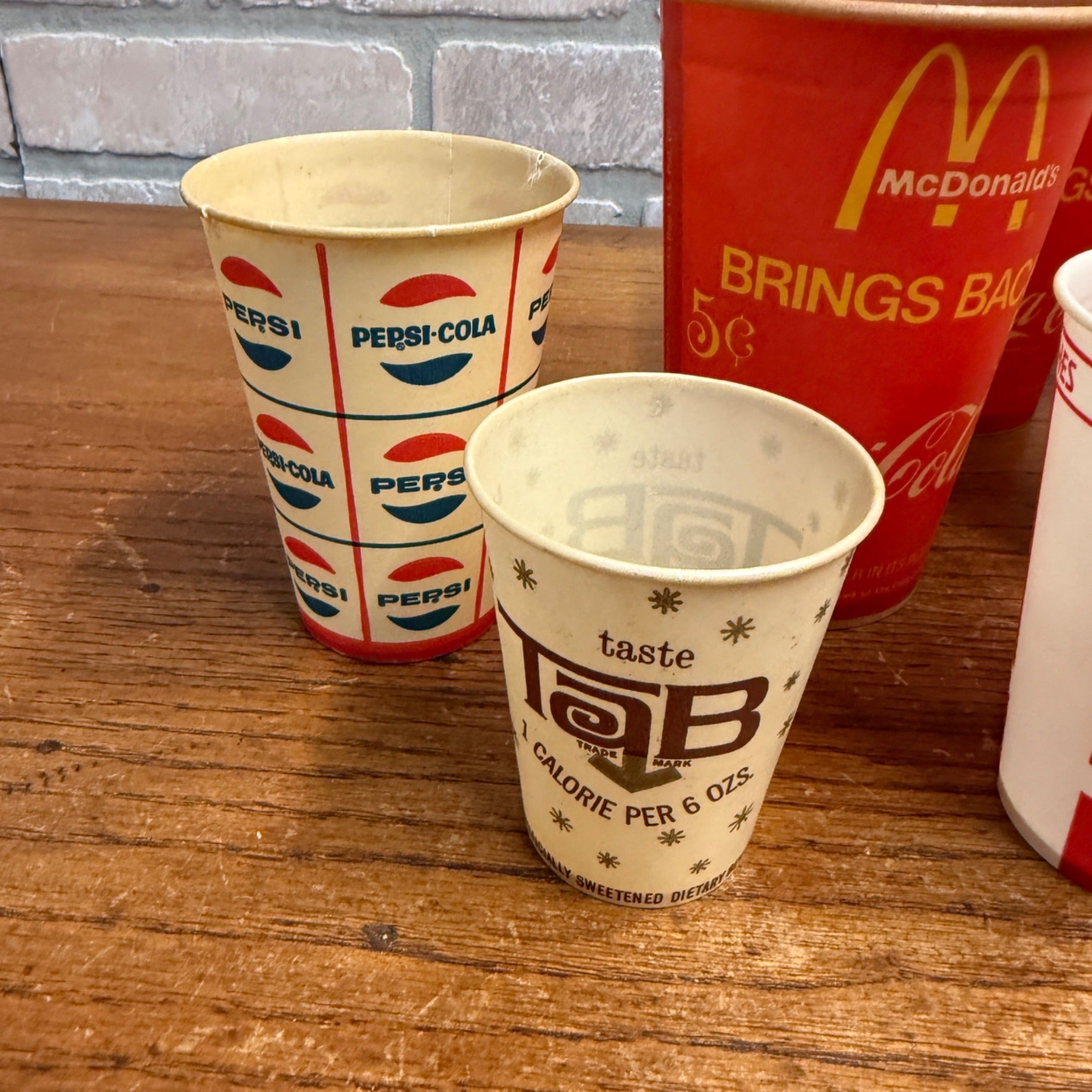 Huge Lot Vintage Soda Advertising Sample Promo Taster Wax Cups Coca Cola 7UP ++