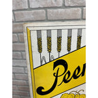 RARE Vintage Peerless Beer LaCrosse Wisconsin Advertising Sign Cardboard Wis WI