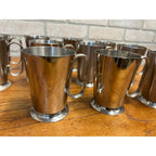 Vintage 1960s Old Hall Stainless Half Pint Tankards Mugs MCM Robert Welch Set 15