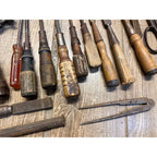 Antique Tool Lot Saws Screwdrivers Hand Drills Hammer Wrenches