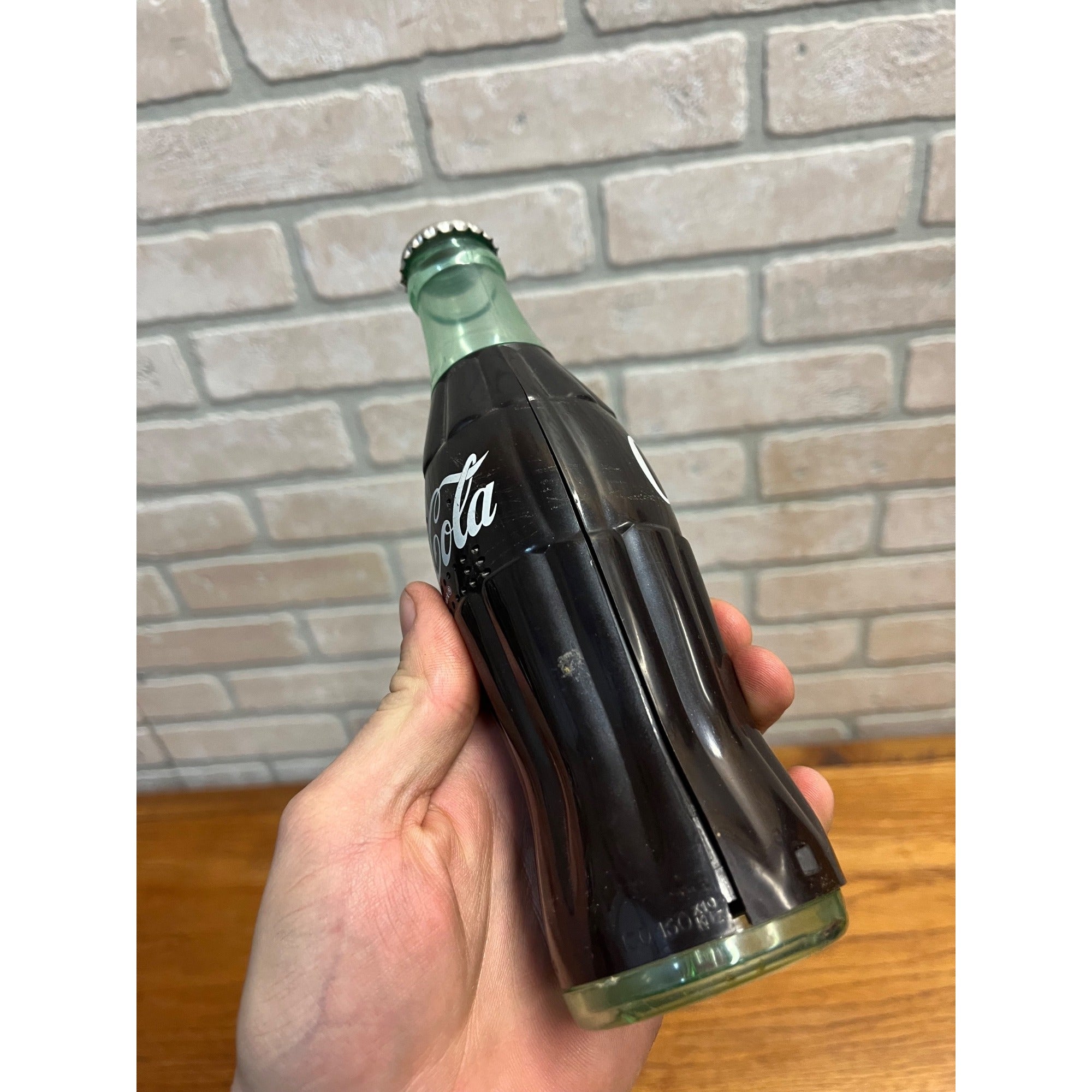 Vintage Coca Cola Figural Bottle AM Radio Enjoy Coke Hong Kong - Non-Working