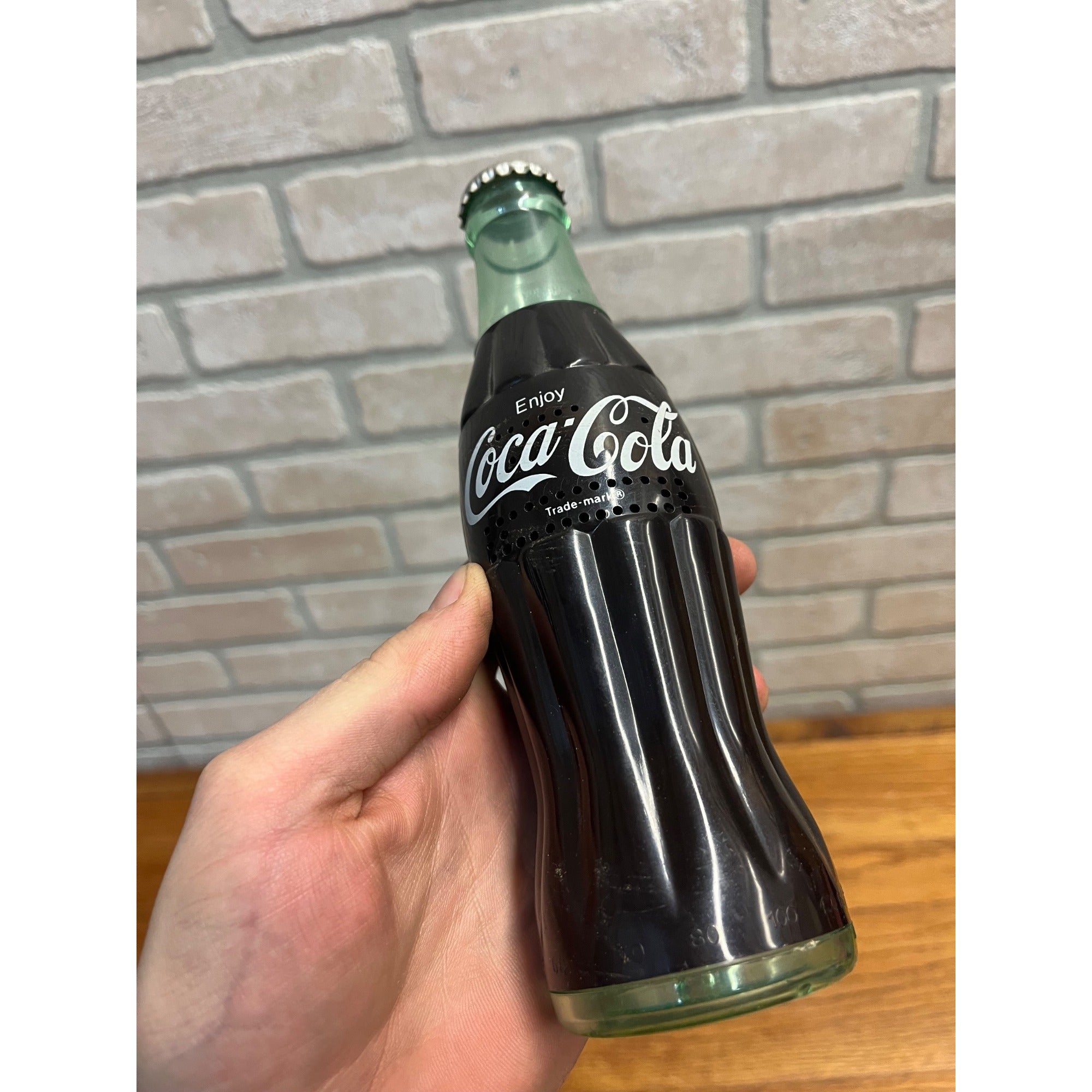 Vintage Coca Cola Figural Bottle AM Radio Enjoy Coke Hong Kong - Non-Working