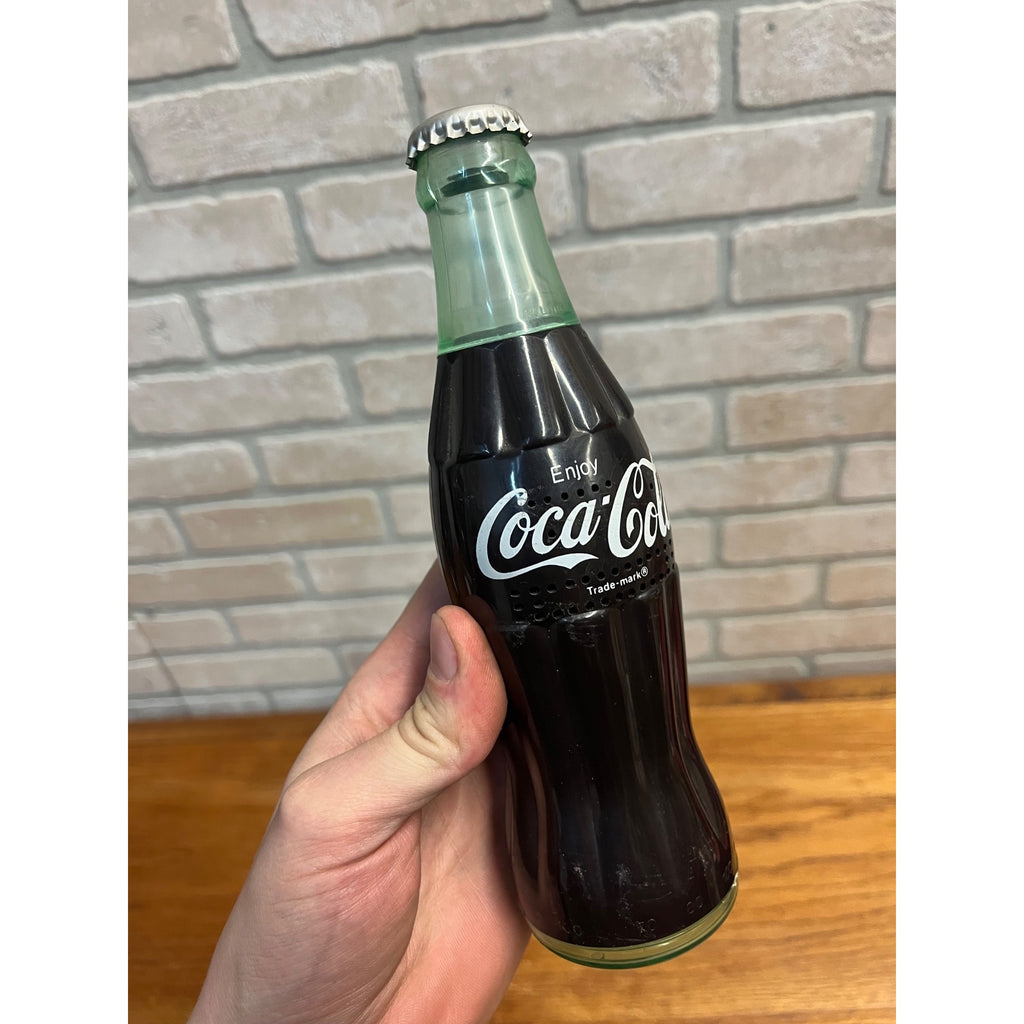 Vintage Coca Cola Figural Bottle AM Radio Enjoy Coke Hong Kong - Non-Working