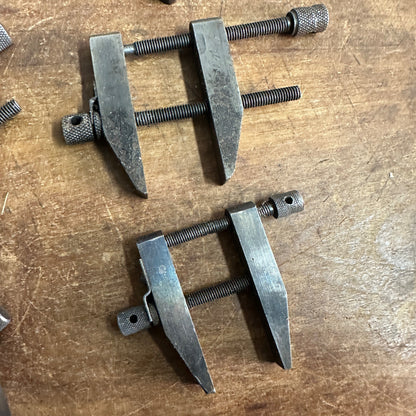 Vintage (4) Starrett Parallel Clamps No 161-B 201/2" + 2 Unmarked